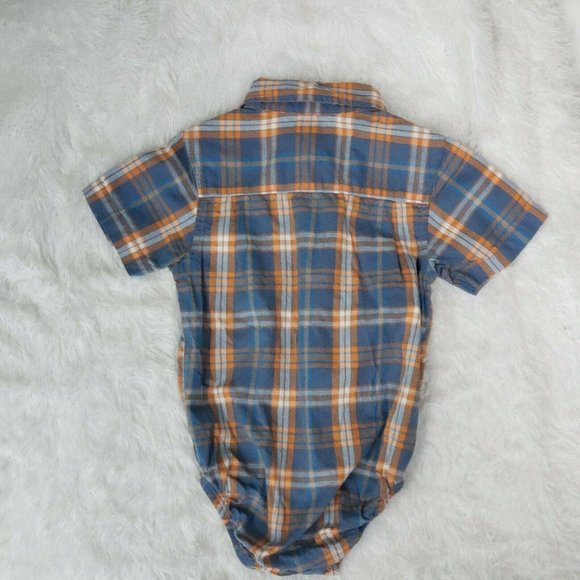 OshKosh B’gosh Boys 18mo One-Piece Plaid - Picture 7 of 7